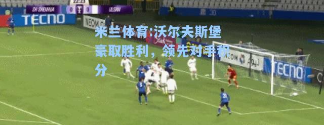 米兰体育:沃尔夫斯堡豪取胜利，领先对手积分