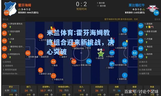 米兰体育:霍芬海姆教练组合迎来新挑战，决心突破